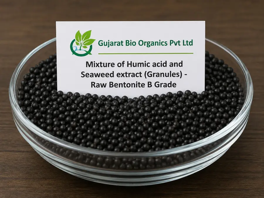 Humic acid + seaweed extract granules, illustrative sample image